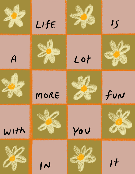 Friend Love 5 Greeting Card