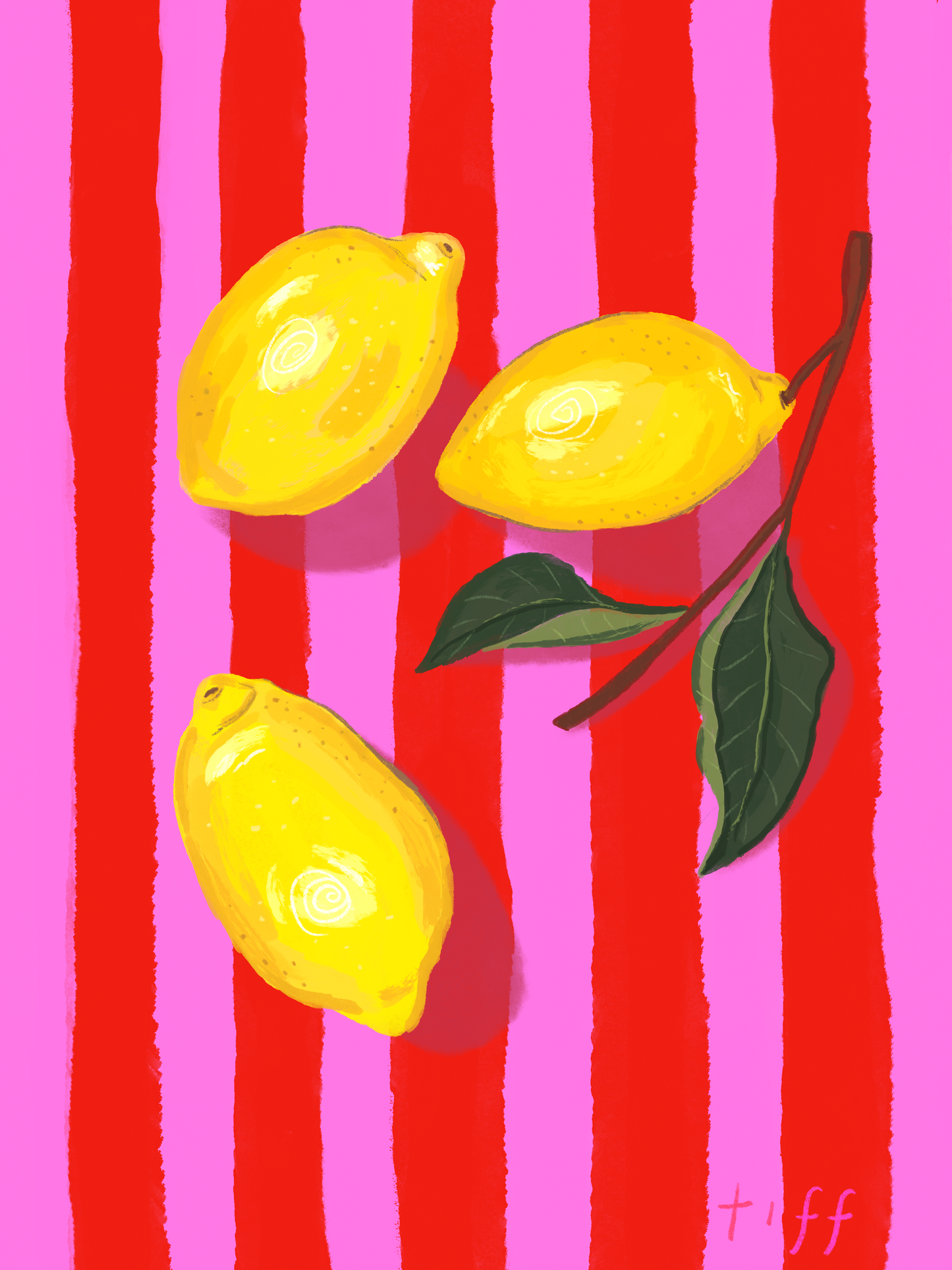 "Lemons Al Fresco" Print