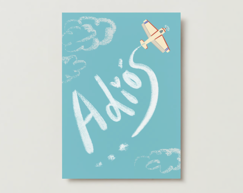 Adiós Greeting Card