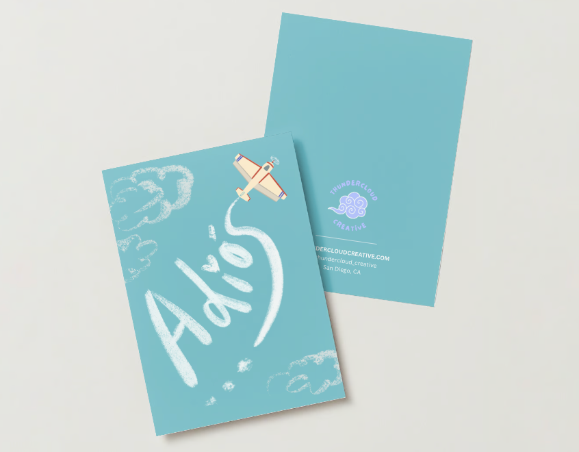 Adiós Greeting Card