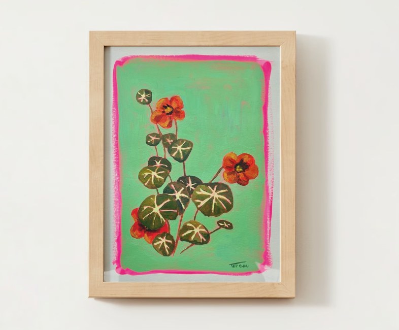 "Nasturtiums" Original Painting