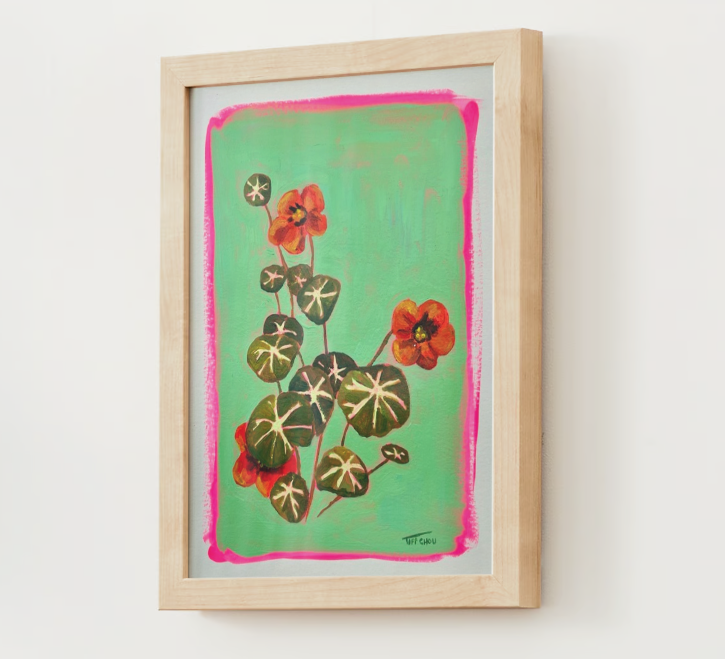 "Nasturtiums" Original Painting