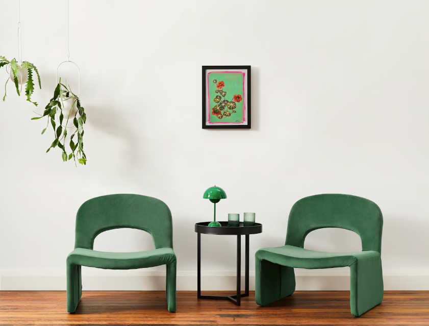 "Nasturtiums" Original Painting
