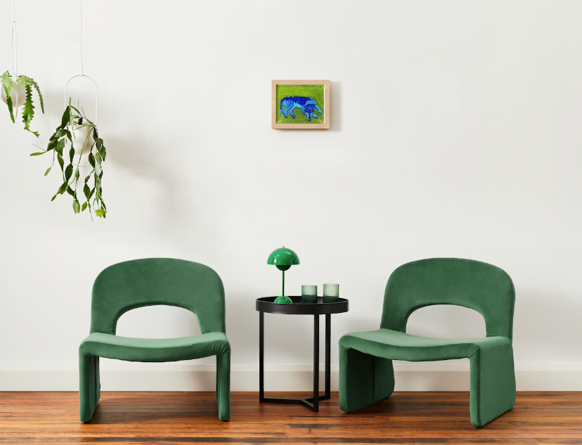 "Waiting Patiently" Original Painting