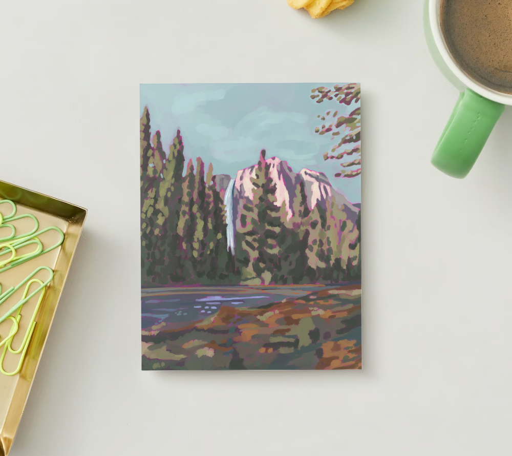 Yosemite Falls Greeting Card