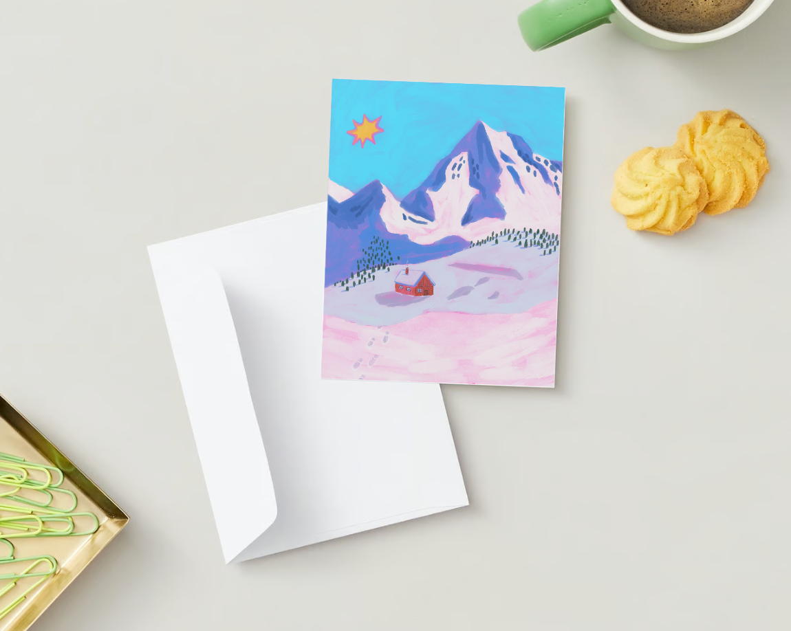 Mountain Retreat Greeting Card