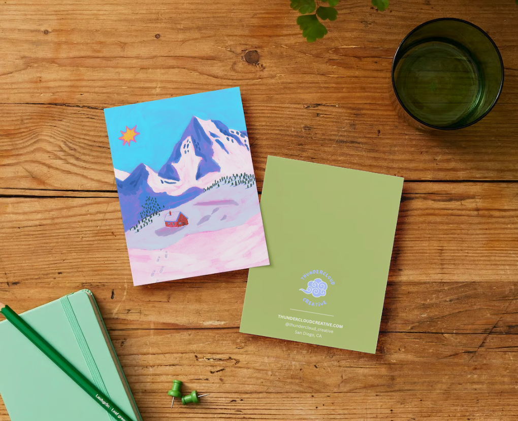 Mountain Retreat Greeting Card