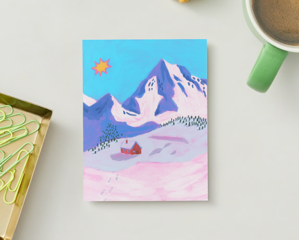 Mountain Retreat Greeting Card