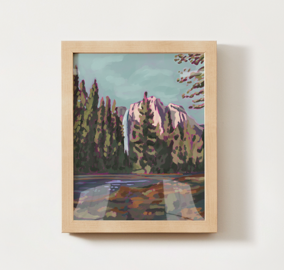 "Yosemite Falls" Print