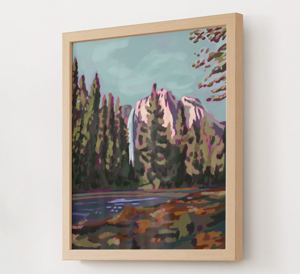 "Yosemite Falls" Print