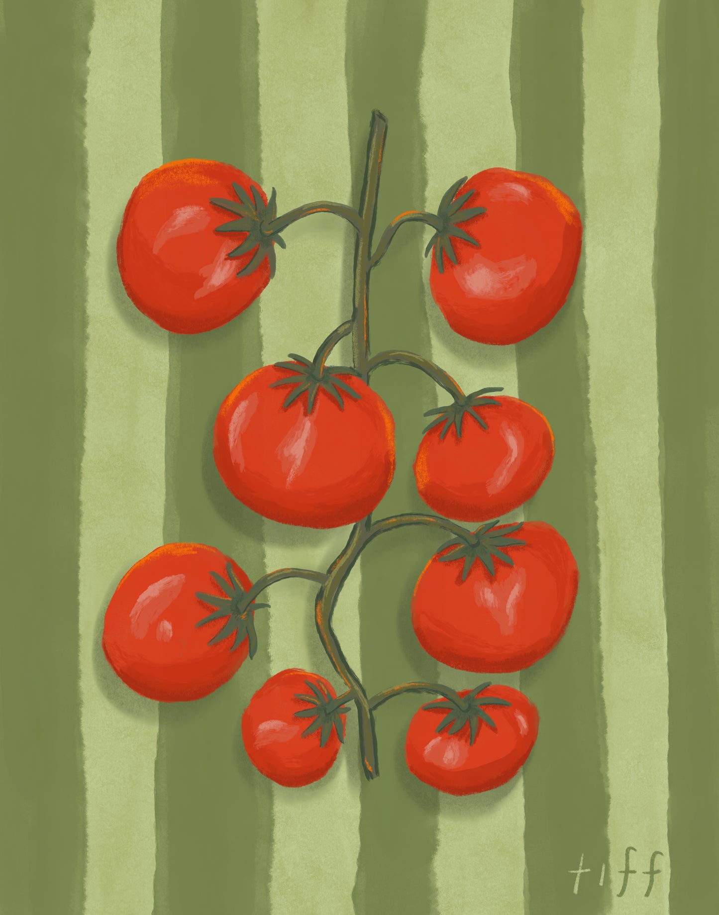 "Tomatoes Al Fresco" Print