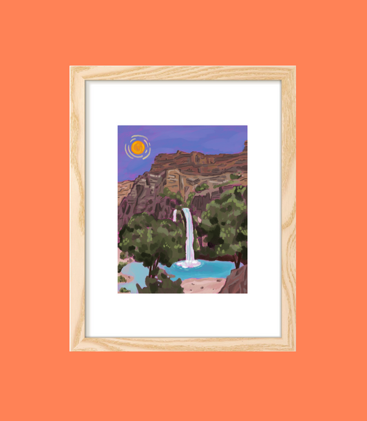 "Havasupai Falls" Print