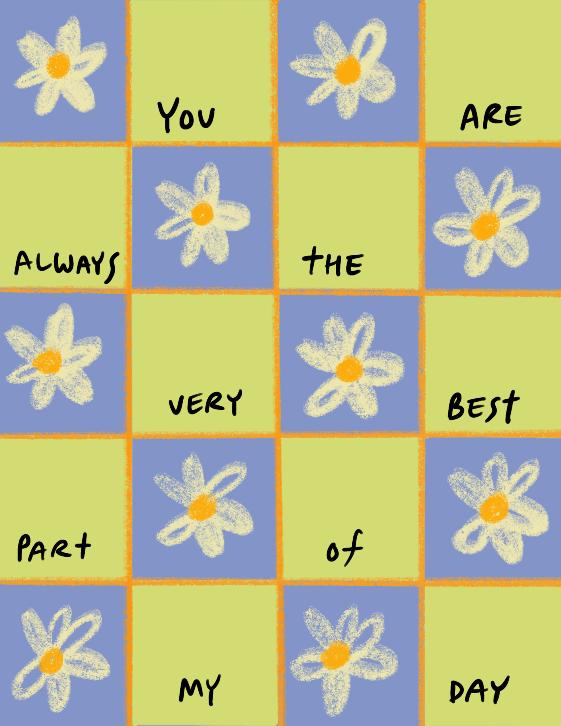 Friend Love 4 Greeting Card