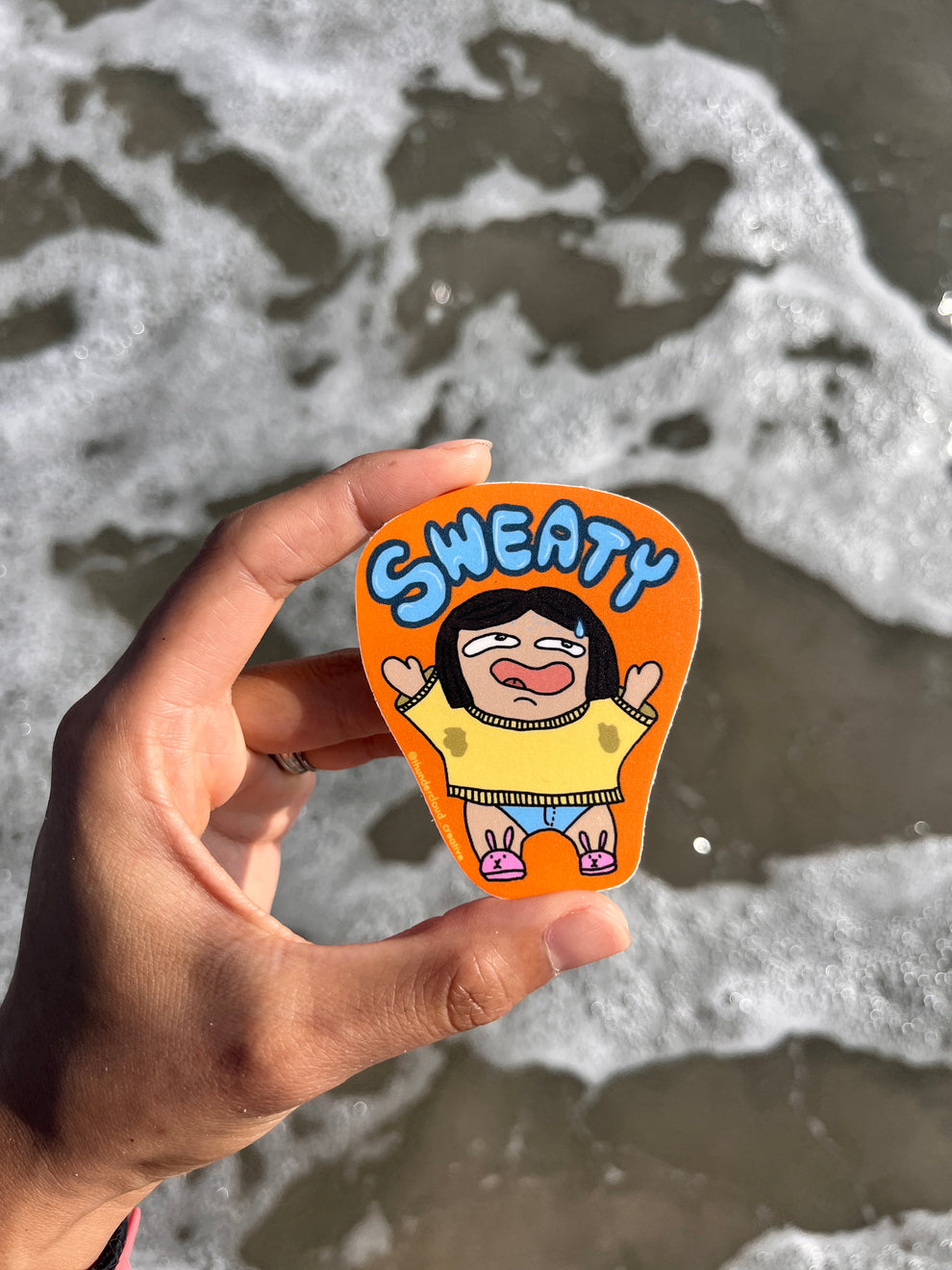 Sweaty Sticker – Thundercloud Creative