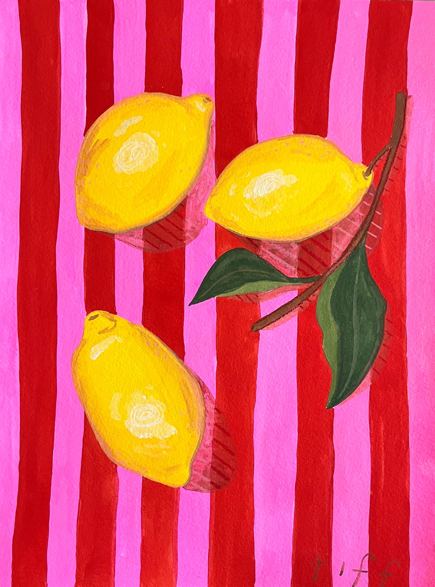 "Lemons al Fresco" Original Painting