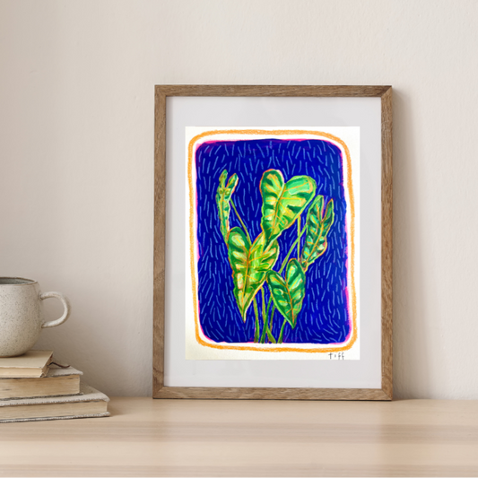 "Poi Leaves" Original Painting