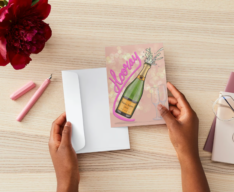 Hooray Greeting Card