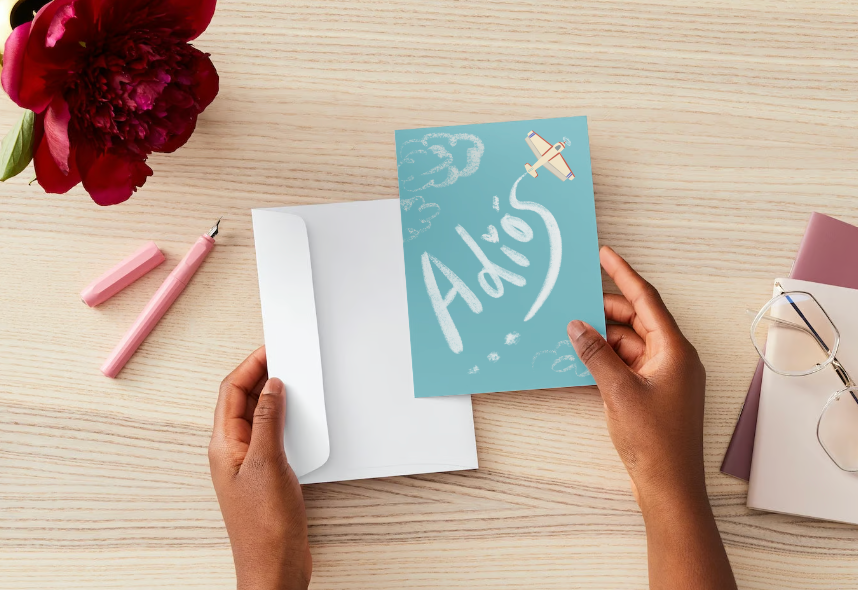 Adiós Greeting Card