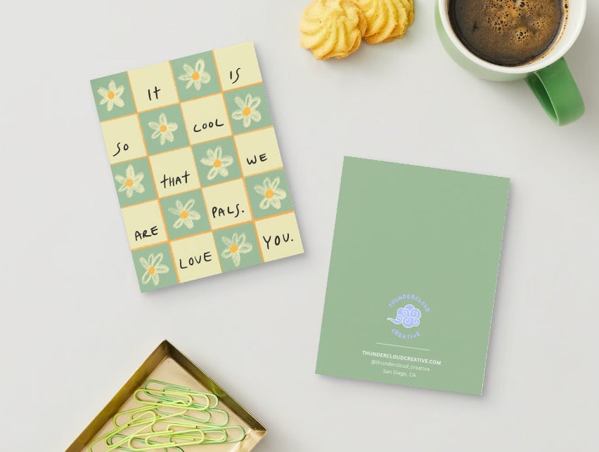 Friend Love 3 Greeting Card