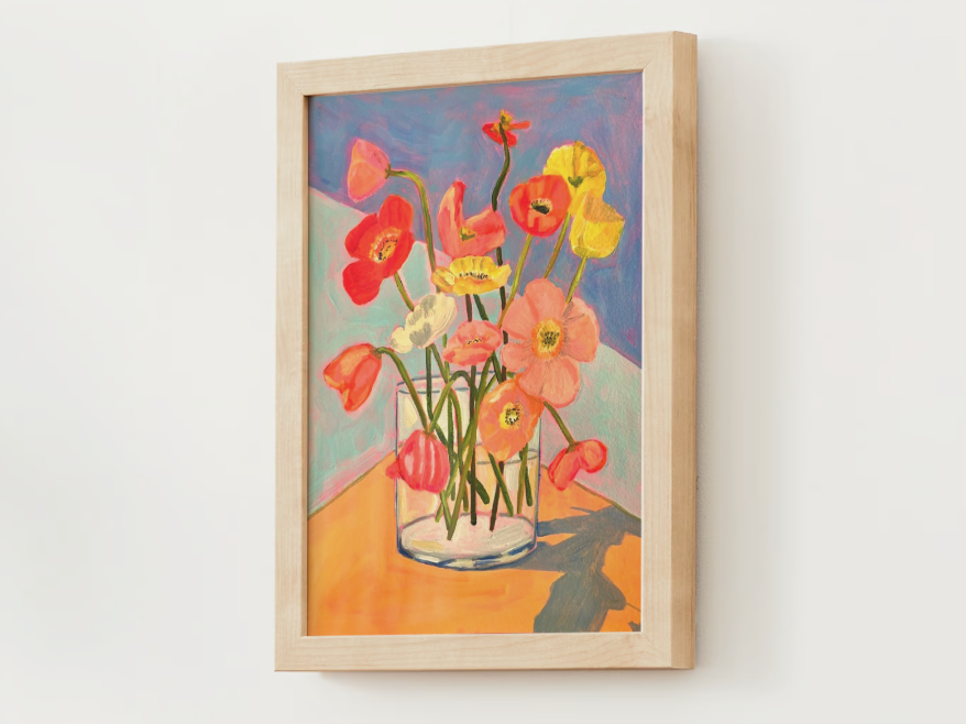 "Buy Yourself The Damn Flowers" Original Painting