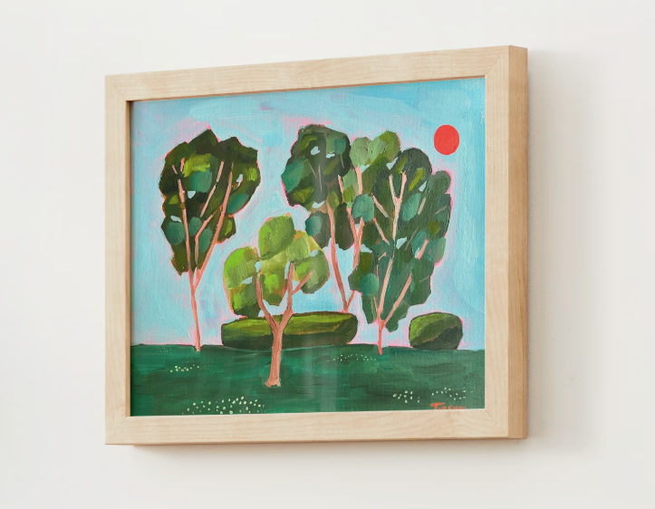 "Green Flag Activity" Original Painting