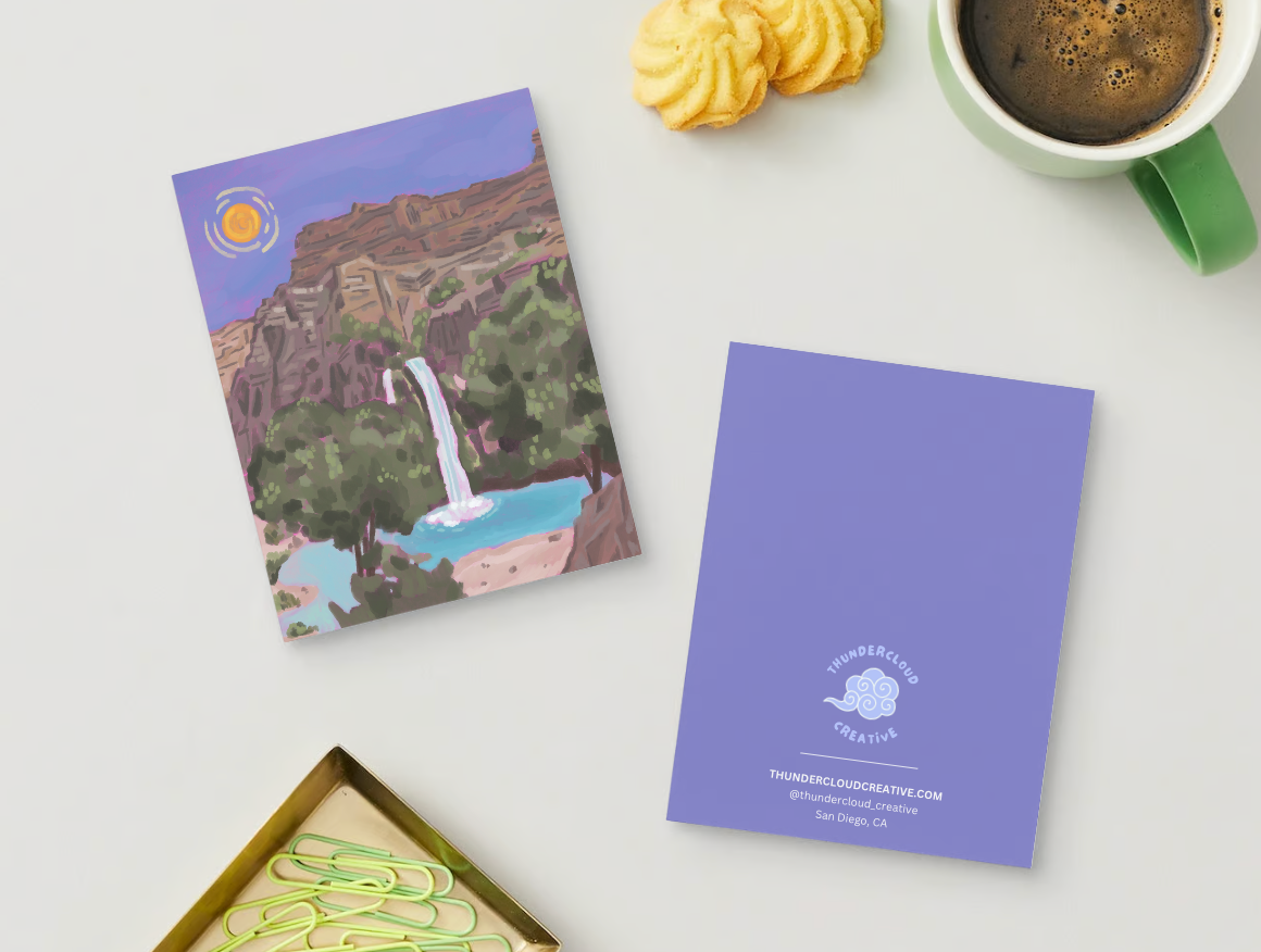 Havasupai Falls Greeting Card