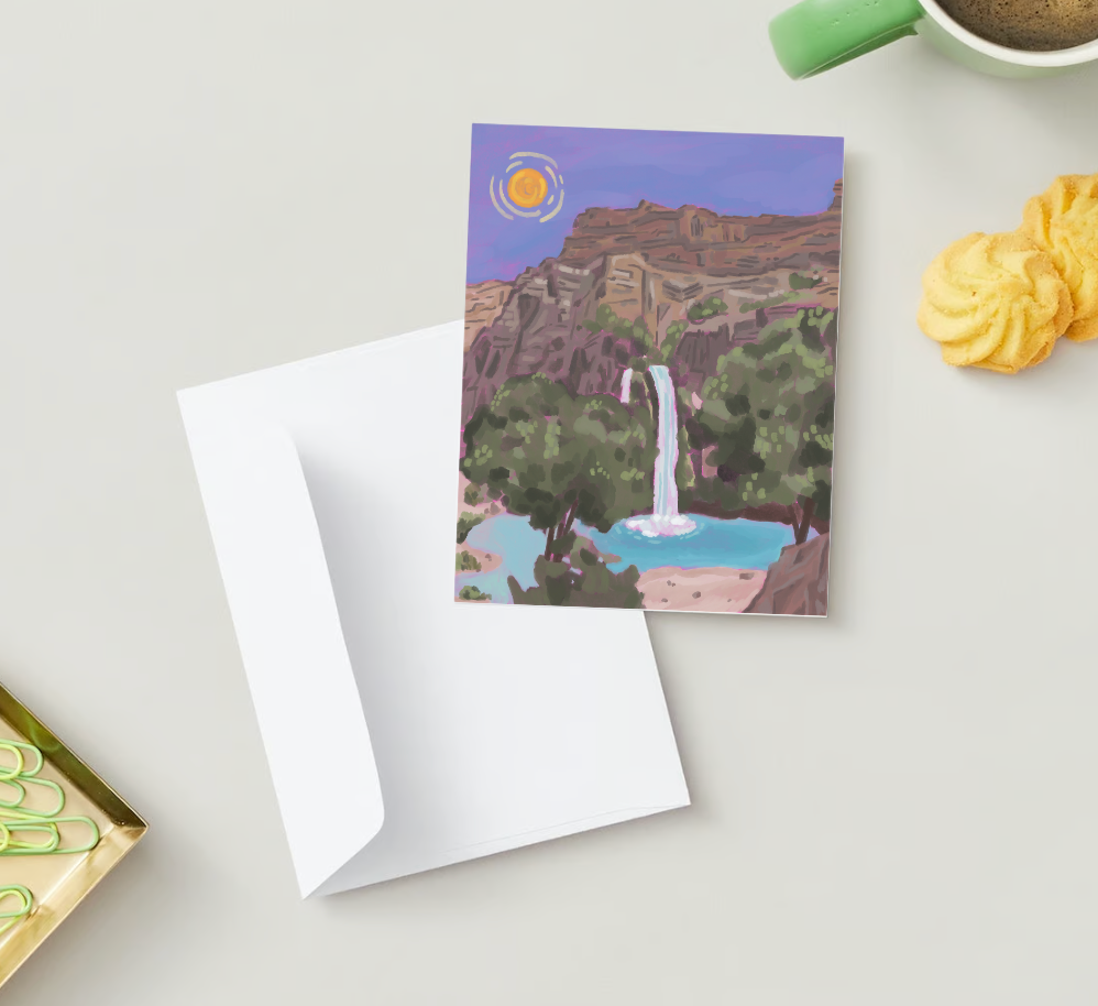Havasupai Falls Greeting Card