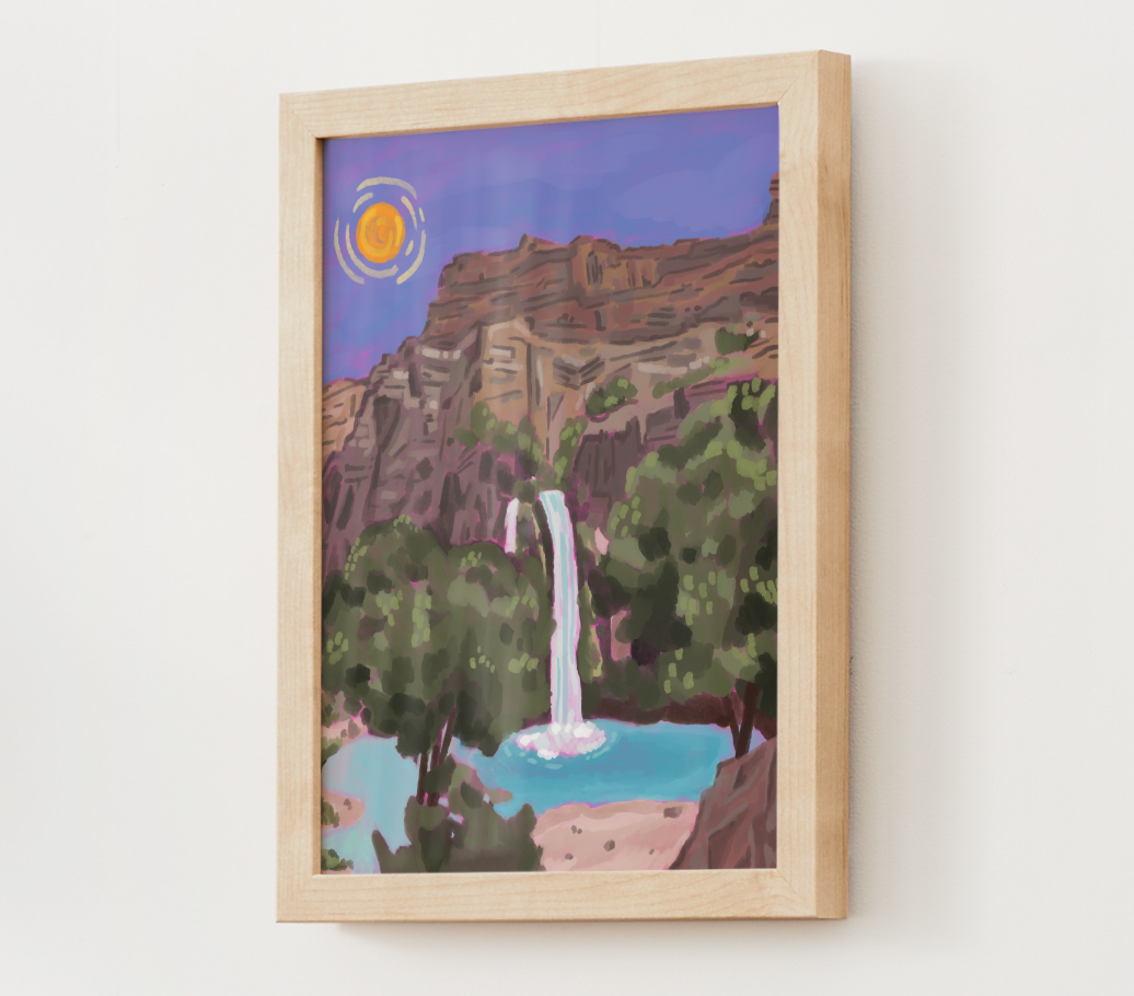 "Havasupai Falls" Print