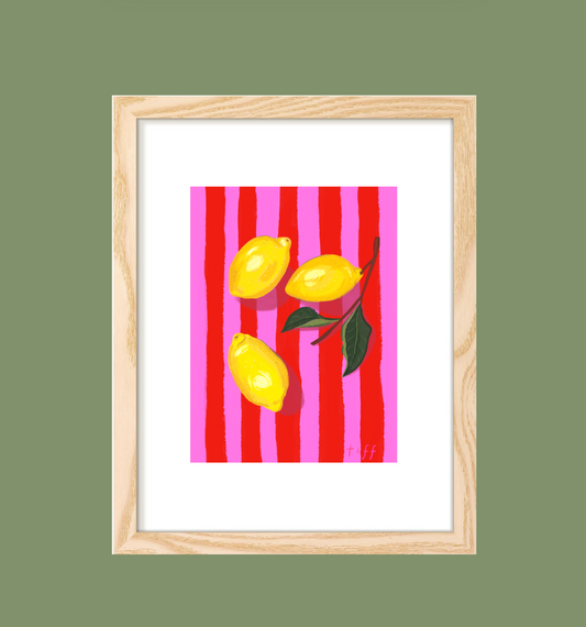 "Lemons Al Fresco" Print