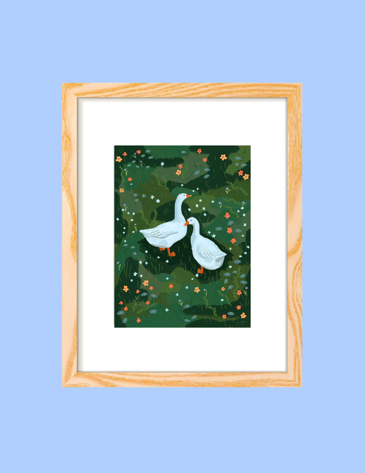 "Silly Geese" Print